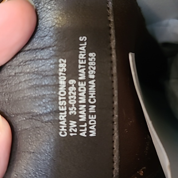 Tall inside calf zip Boots tan ComfortView size 12W - Picture 5 of 7